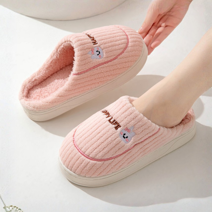 Capucine | Chaussons en Peluche Antidérapants