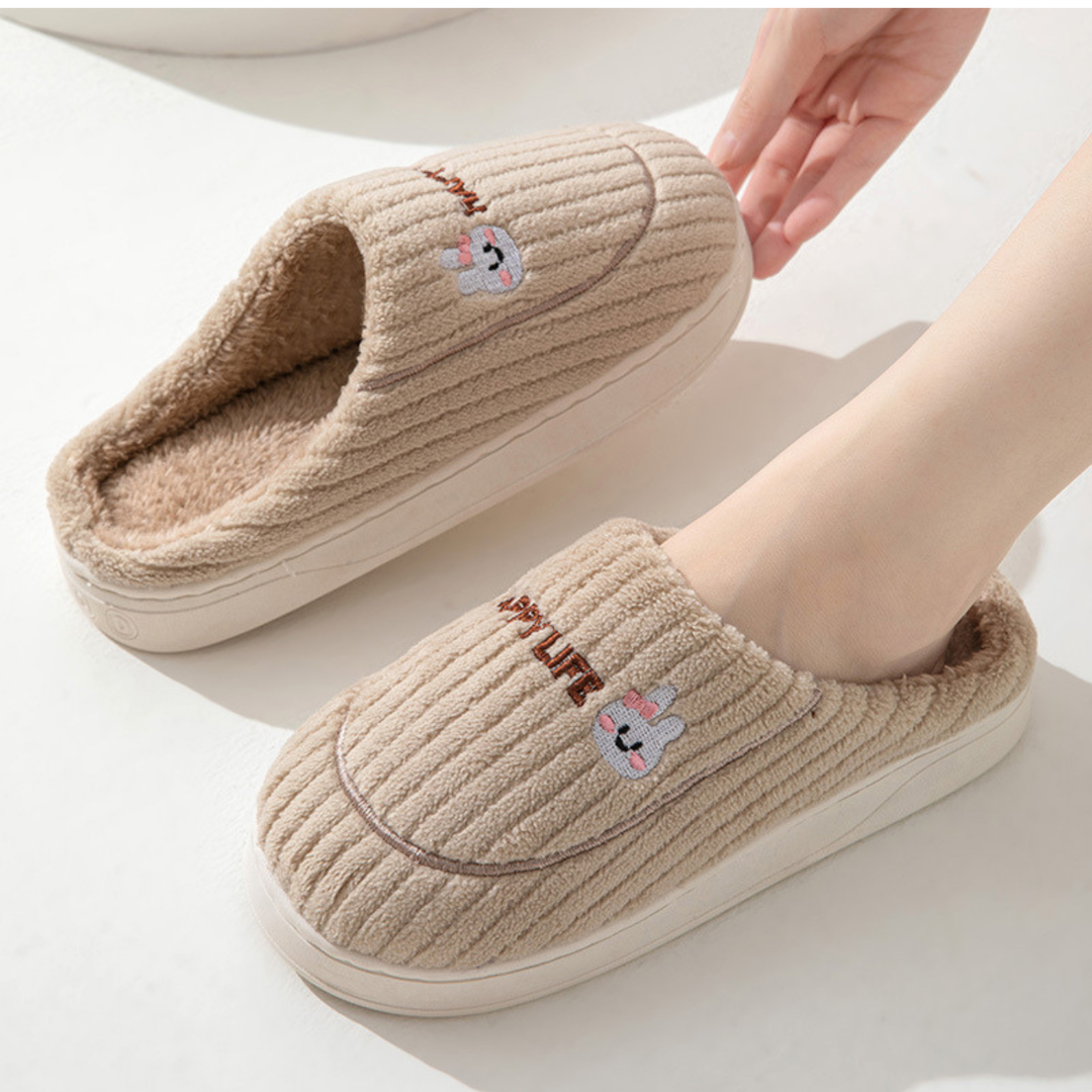 Capucine | Chaussons en Peluche Antidérapants