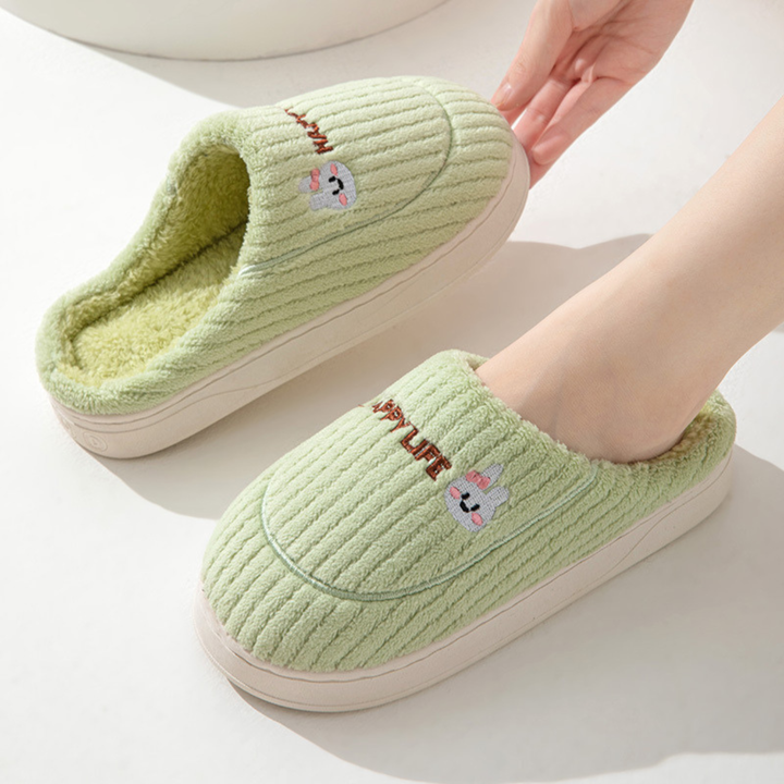 Capucine | Chaussons en Peluche Antidérapants