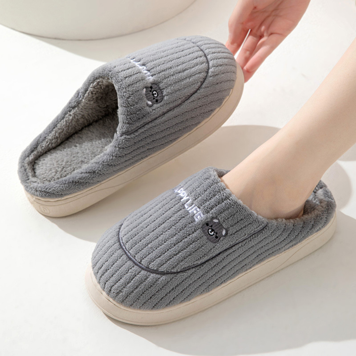 Capucine | Chaussons en Peluche Antidérapants