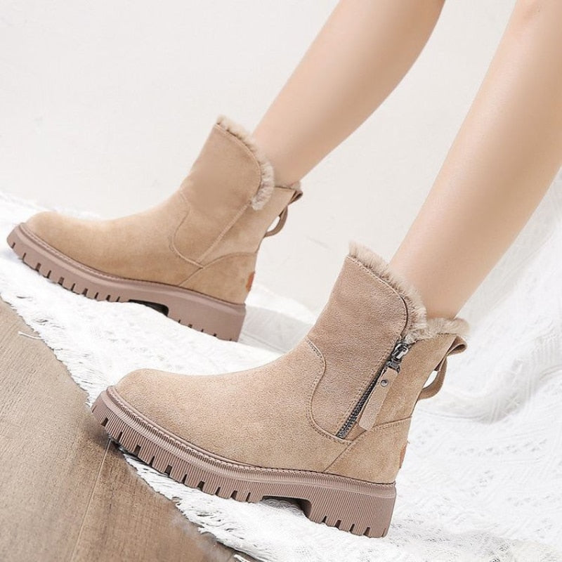 Mathilde | Bottes Chaudes Effet Suédine