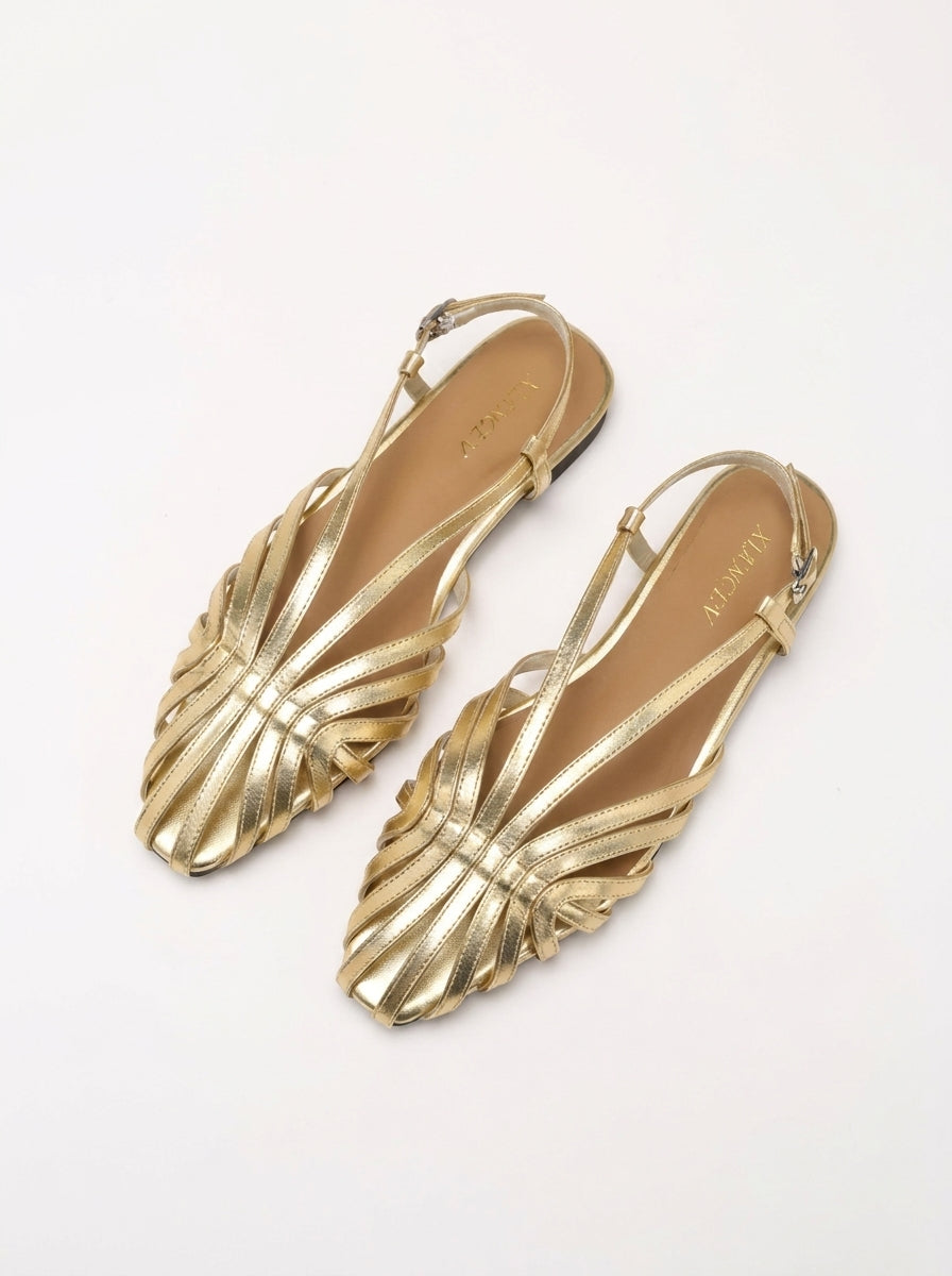Ophélie | Sandales à Brides Tressées