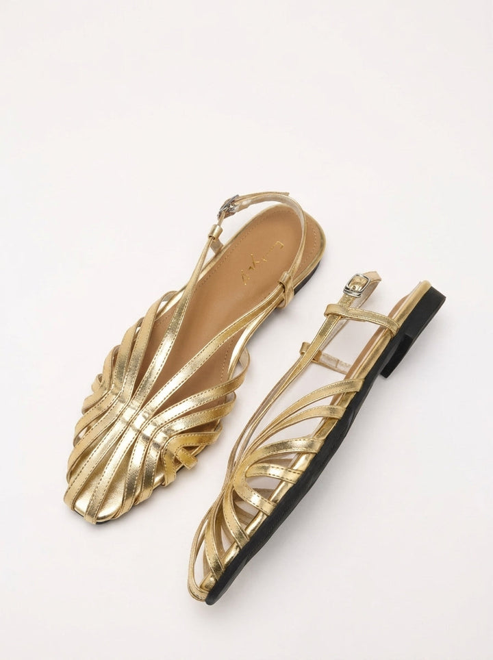 Ophélie | Sandales à Brides Tressées
