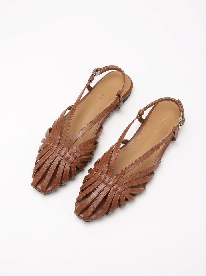 Ophélie | Sandales à Brides Tressées