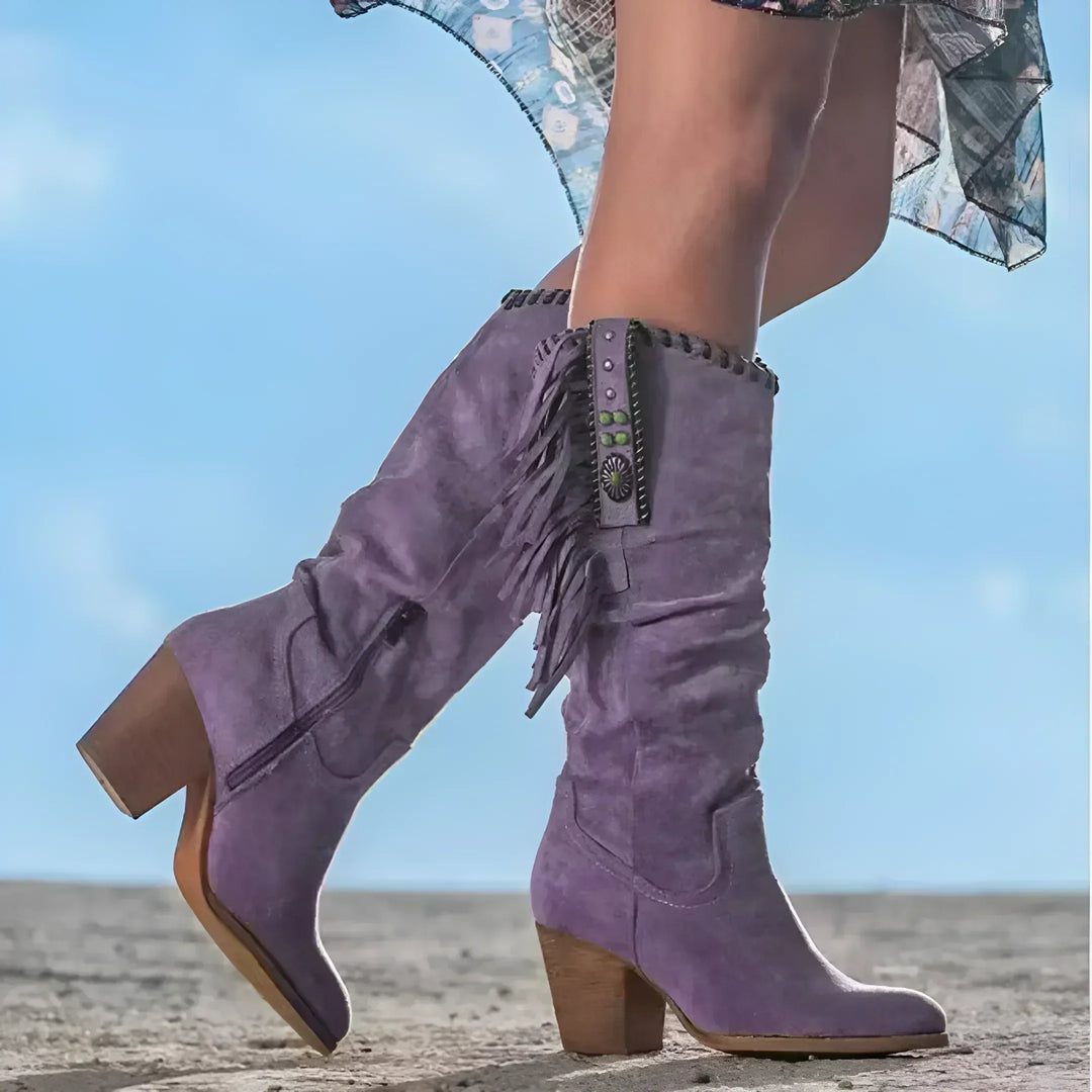 Héloïse | Bottes Western à Franges