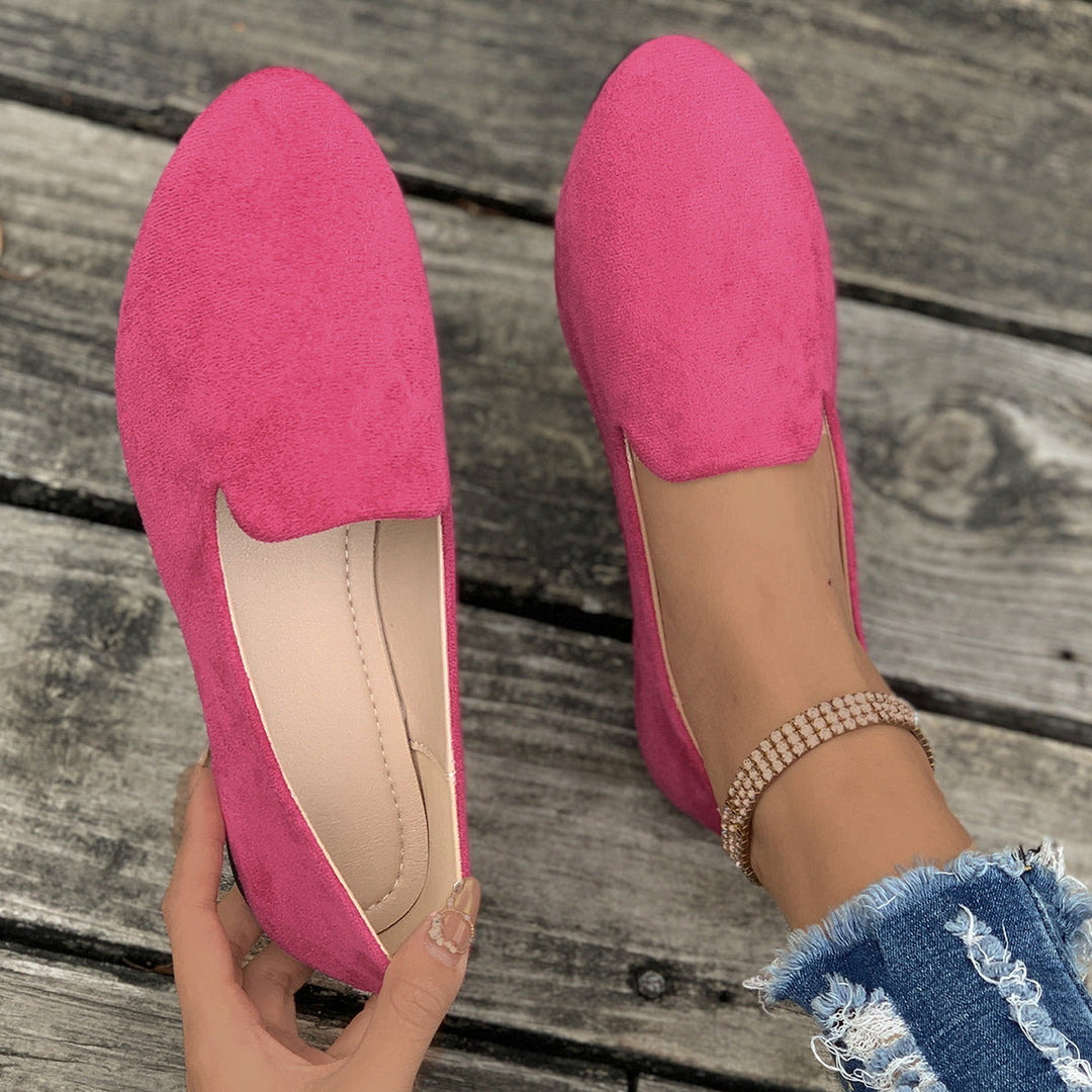Agathe | Mocassins Pointus Unis