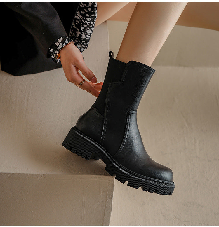 Apolline | Bottines Chelsea à Semelle Crantée