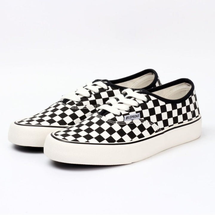 Juliette | Baskets à Enfiler Motif Damier