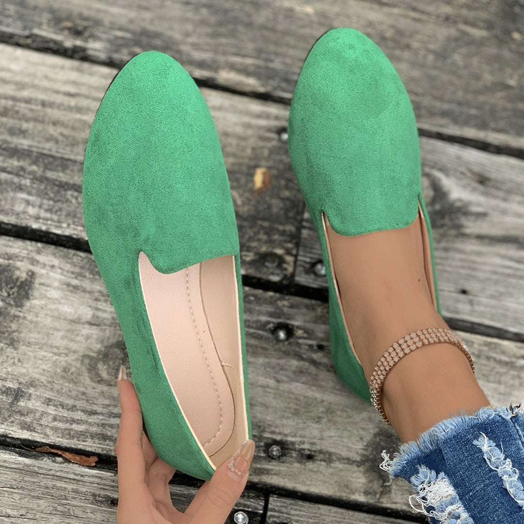 Agathe | Mocassins Pointus Unis