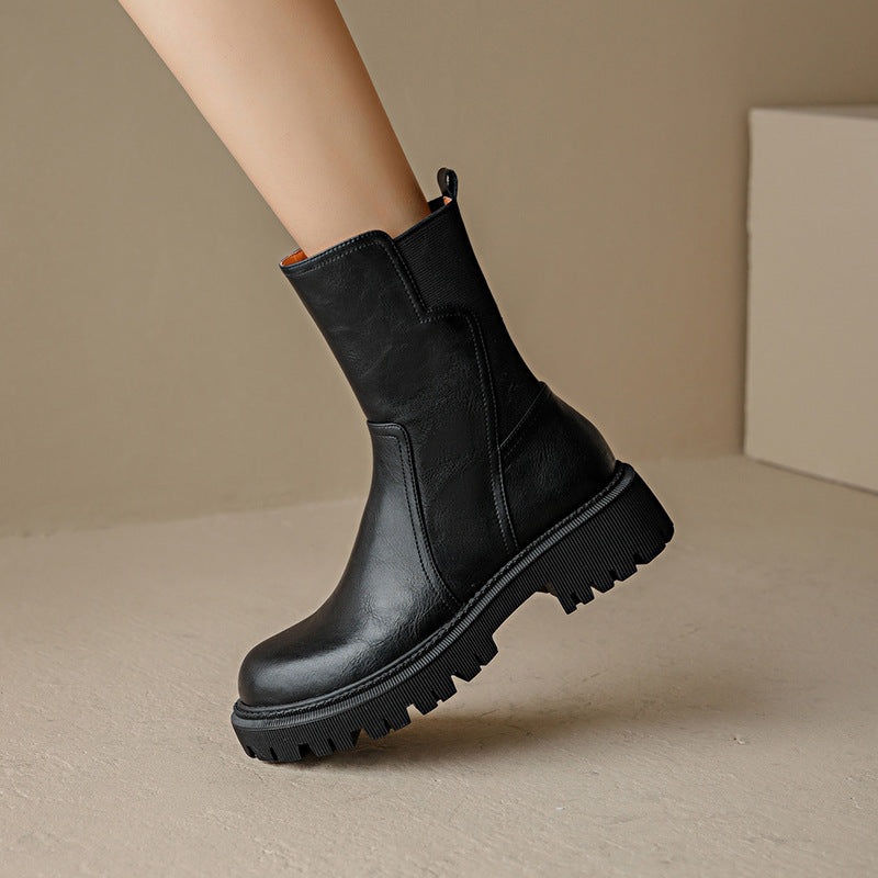 Apolline | Bottines Chelsea à Semelle Crantée