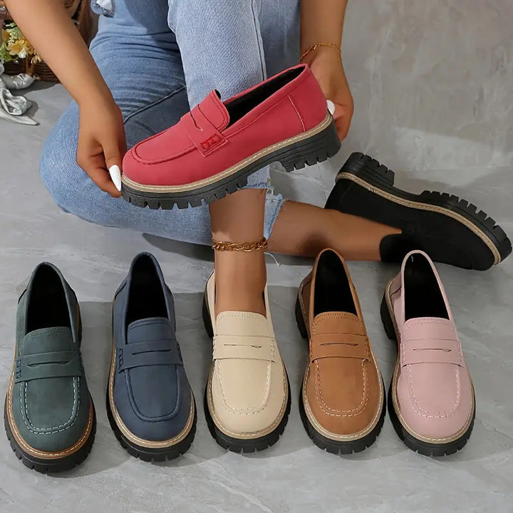 Cécile | Mocassins Légers en Similicuir