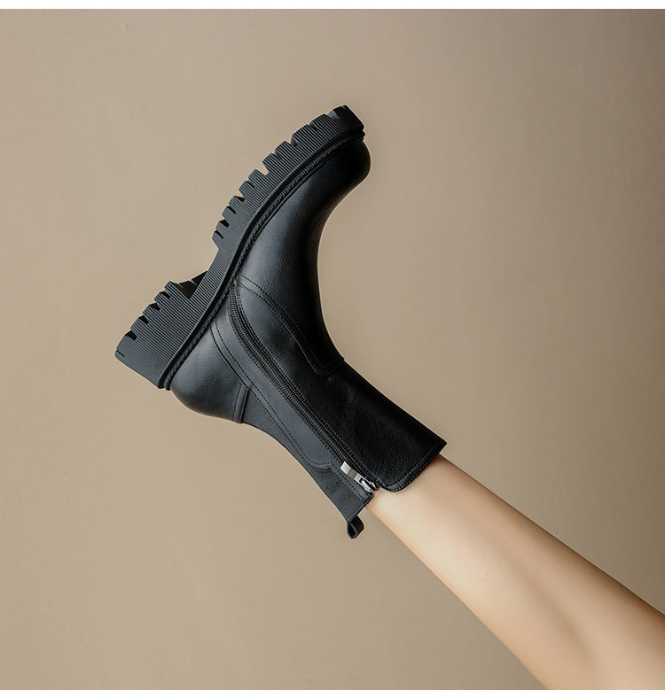 Apolline | Bottines Chelsea à Semelle Crantée
