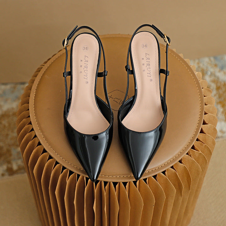 Violette | Escarpins Pointus à Bride Réglable