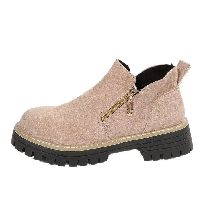 Blandine | Bottines Plateforme à Zip Latéral