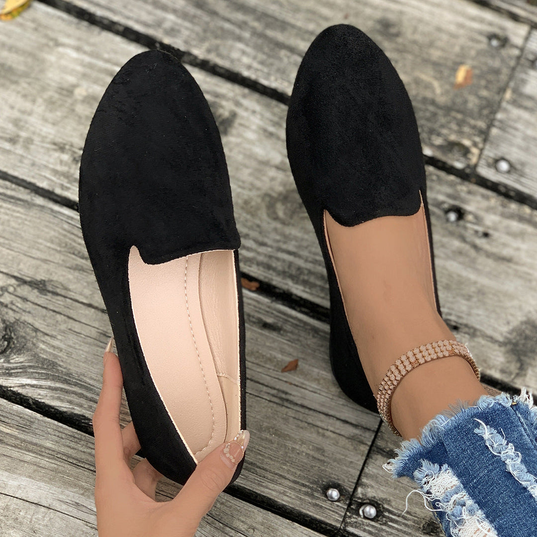 Agathe | Mocassins Pointus Unis