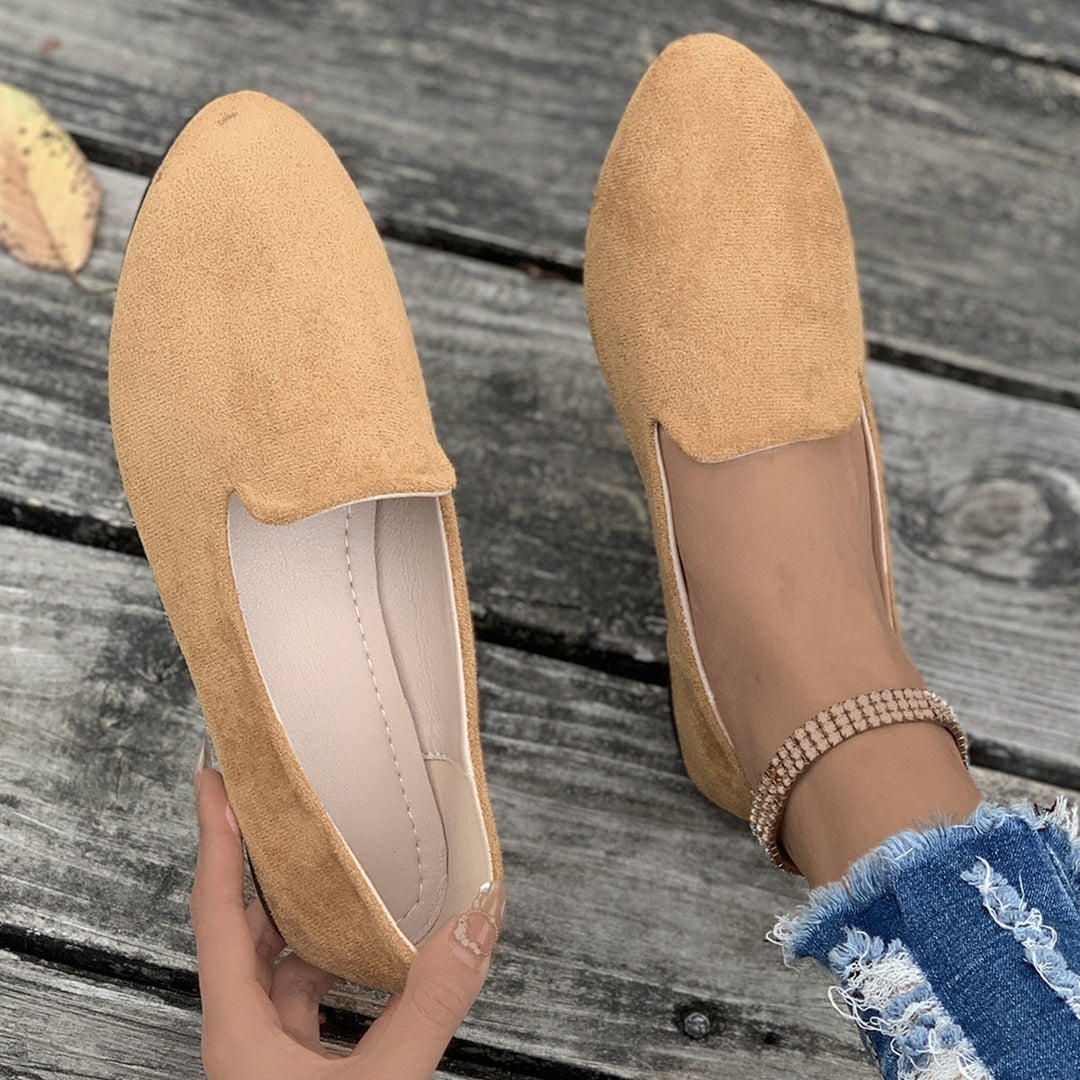 Agathe | Mocassins Pointus Unis