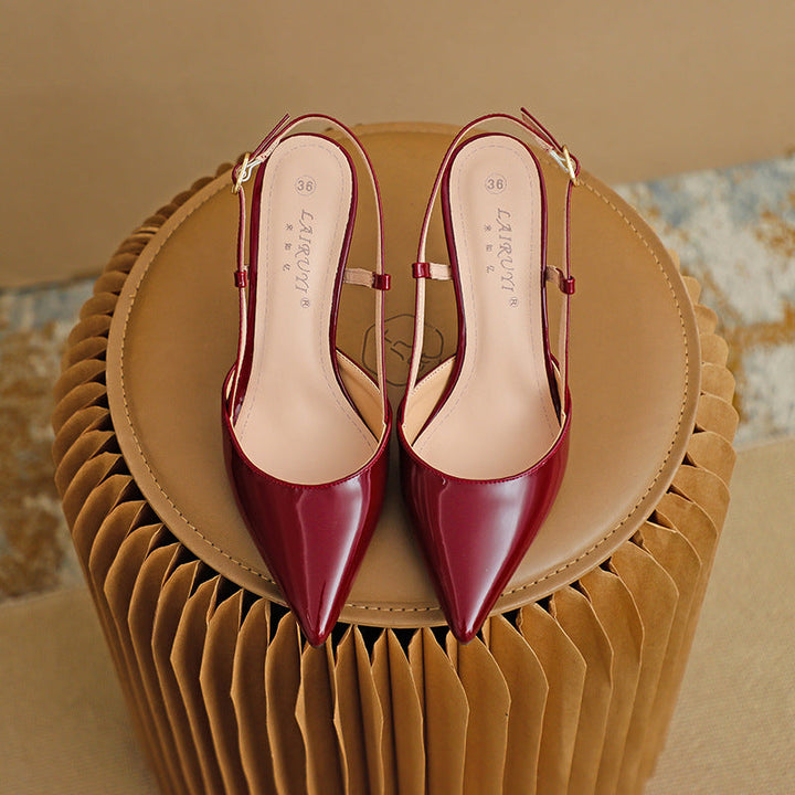 Violette | Escarpins Pointus à Bride Réglable