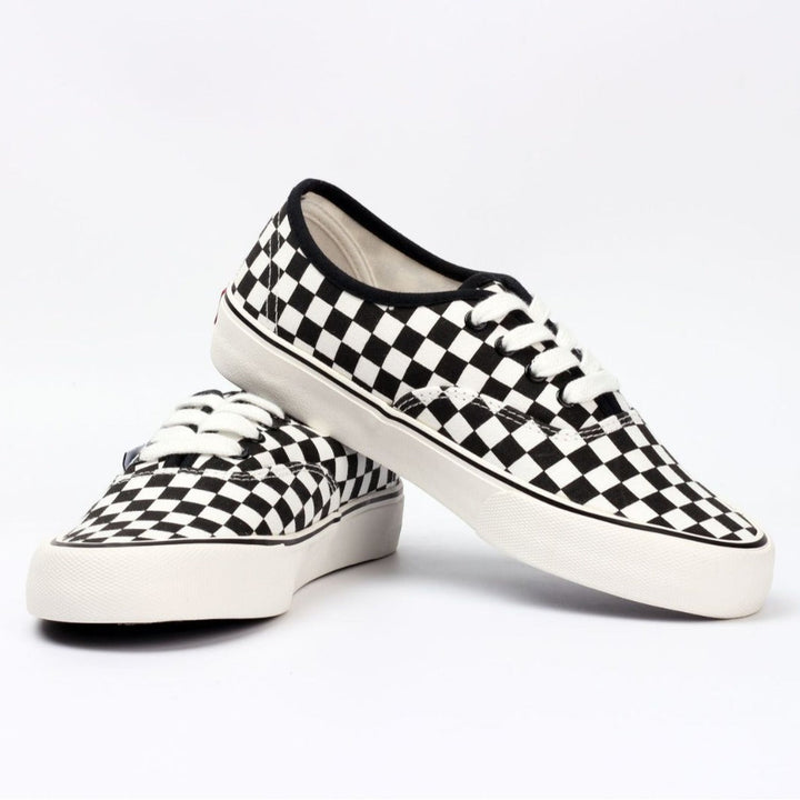 Juliette | Baskets à Enfiler Motif Damier
