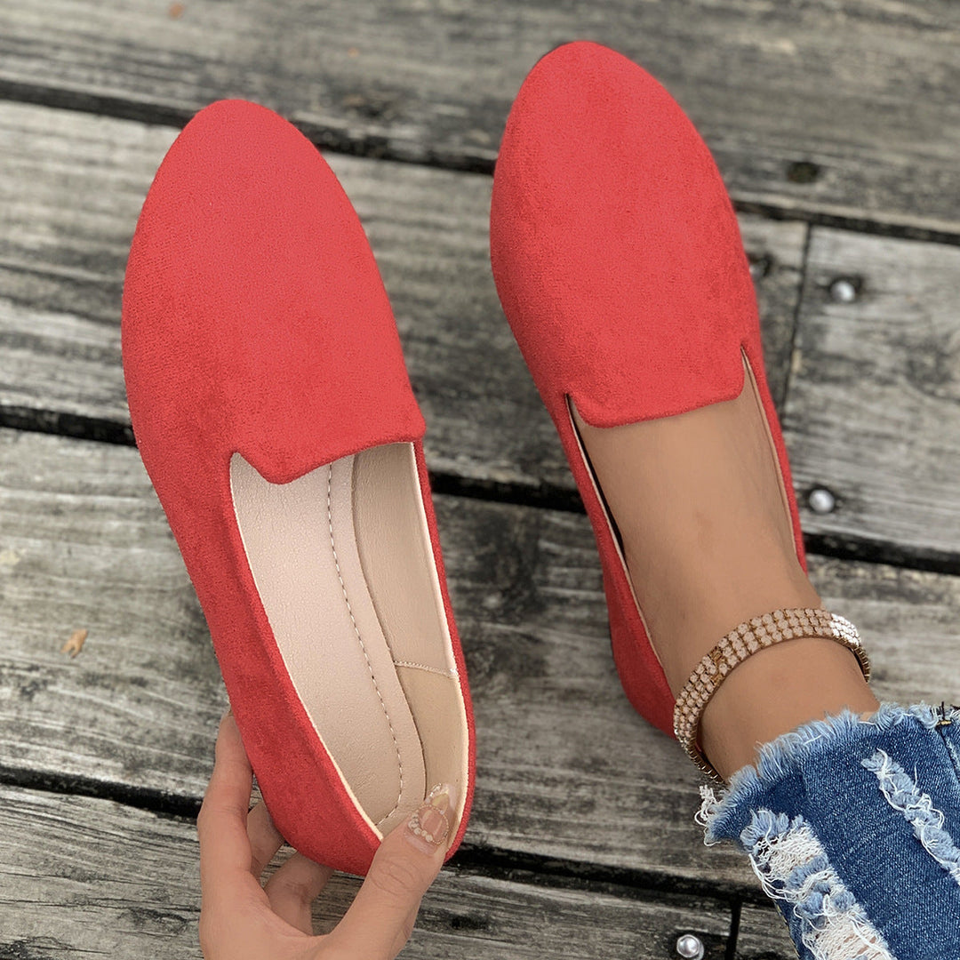 Agathe | Mocassins Pointus Unis