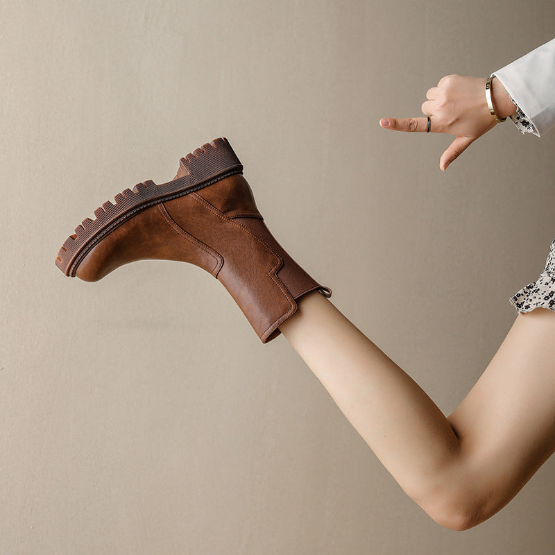 Apolline | Bottines Chelsea à Semelle Crantée