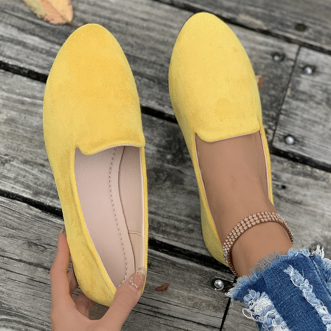 Agathe | Mocassins Pointus Unis