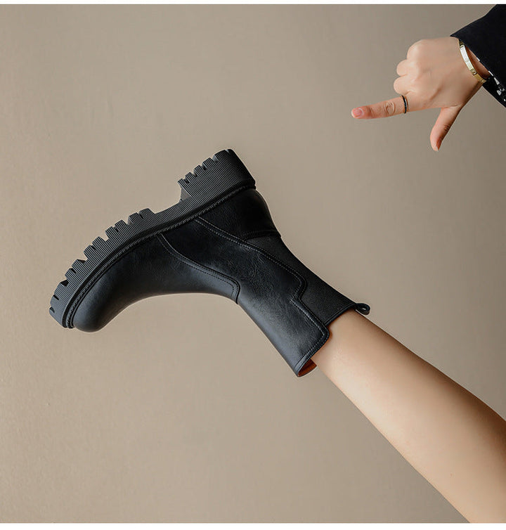 Apolline | Bottines Chelsea à Semelle Crantée