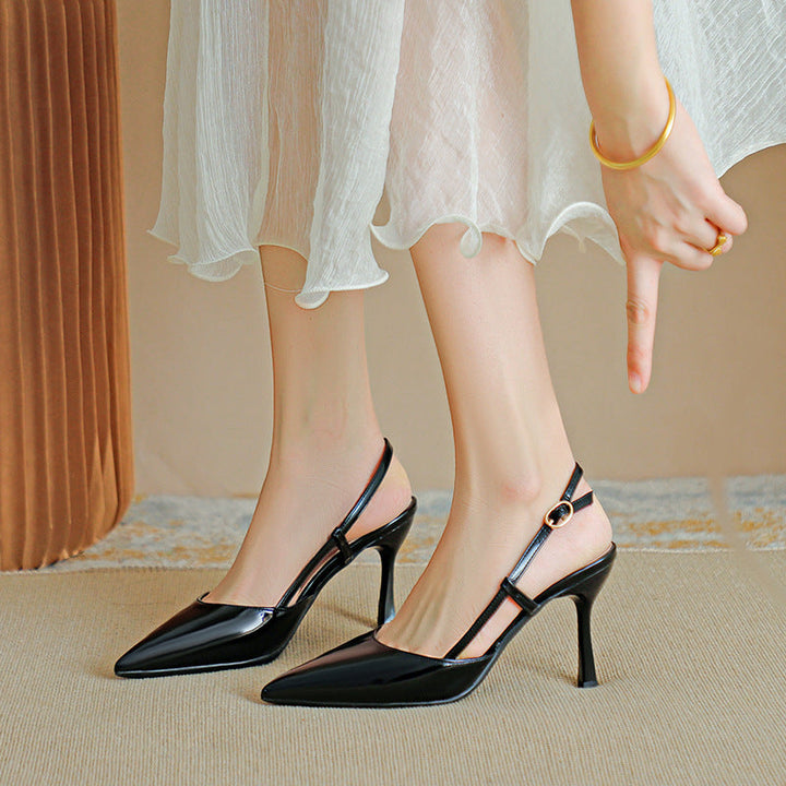 Violette | Escarpins Pointus à Bride Réglable