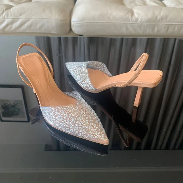 Margot | Escarpins à Bride Arrière et Strass