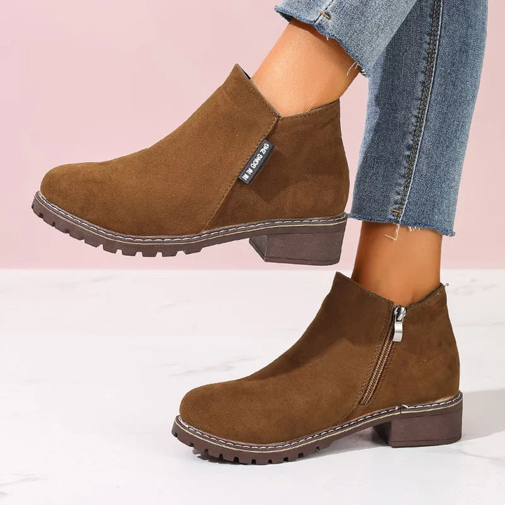 Adèle | Bottines à Plateforme et Talon Épais