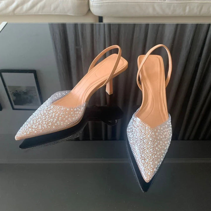 Margot | Escarpins à Bride Arrière et Strass