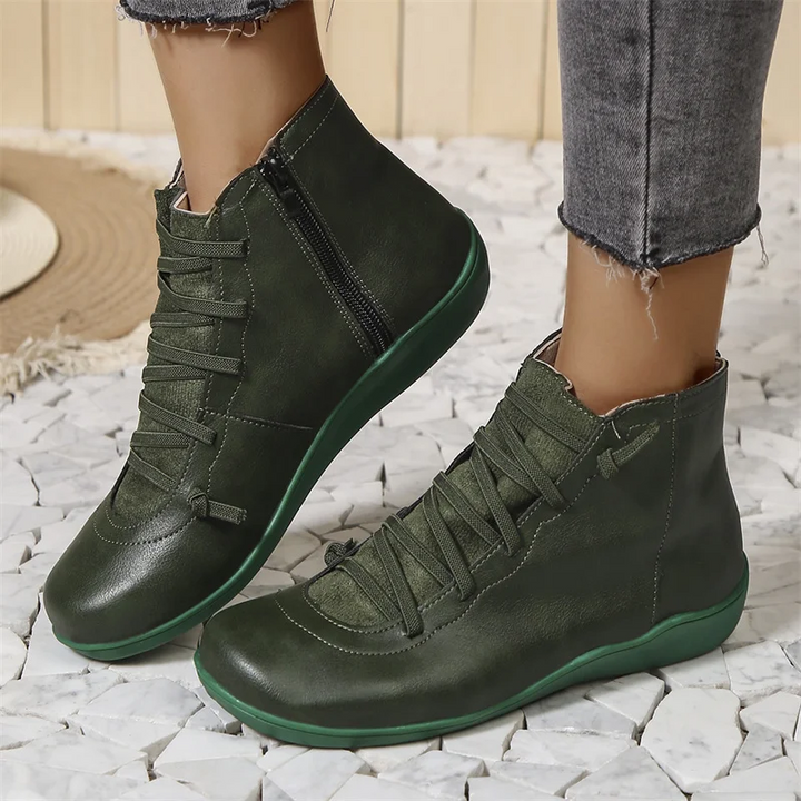 Héloïse | Bottines Zippées à Semelle Antidérapante