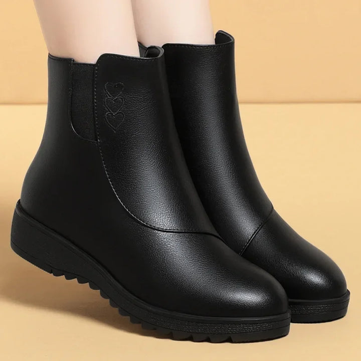 Elisa | Bottines Fourrées à Zip Latéral