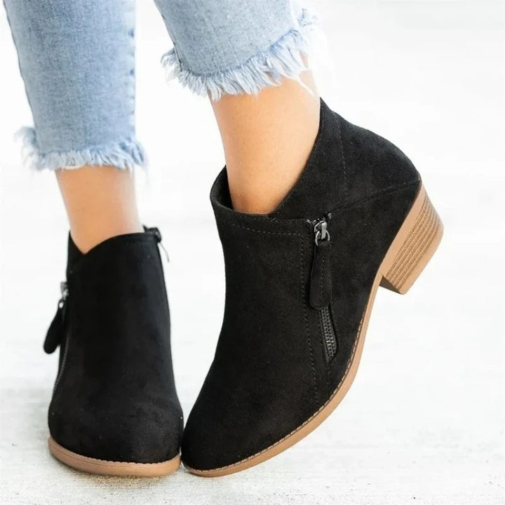 Capucine | Bottines Basses Imperméables en Suédine