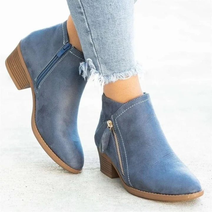 Charlotte | Bottines Basses Imperméables en Suédine