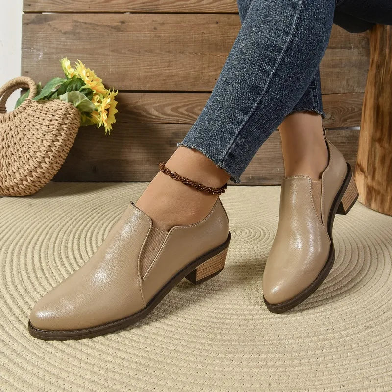 Honorine | Bottes Orthopédiques Mi-Mollet à Bout Pointu