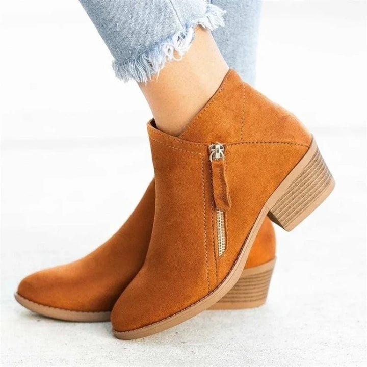 Capucine | Bottines Basses Imperméables en Suédine