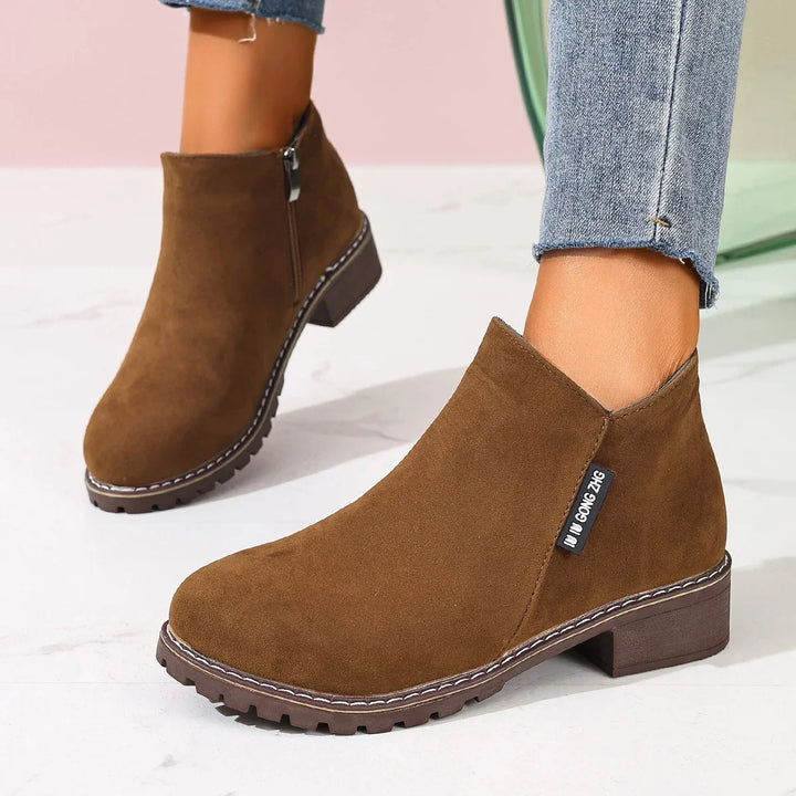 Adèle | Bottines à Plateforme et Talon Épais