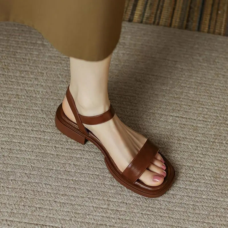 Hélène | Sandales Minimalistes à Brides Réglables