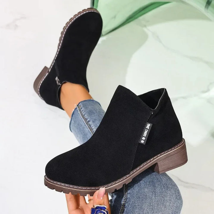 Adèle | Bottines à Plateforme et Talon Épais