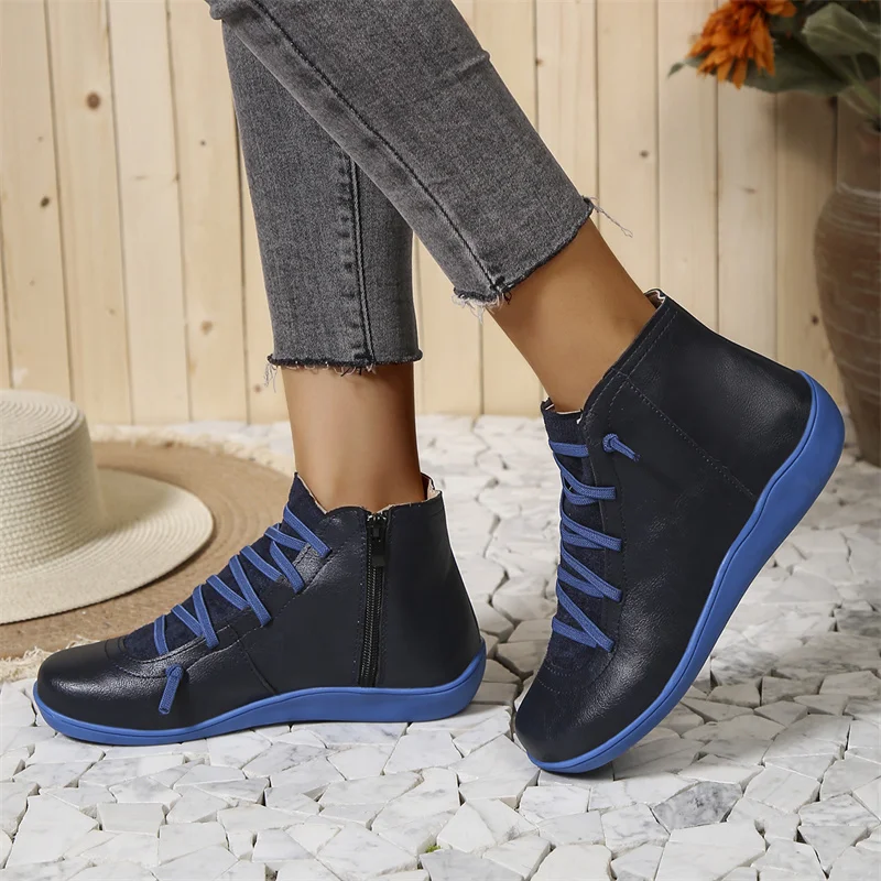Héloïse | Bottines Zippées à Semelle Antidérapante
