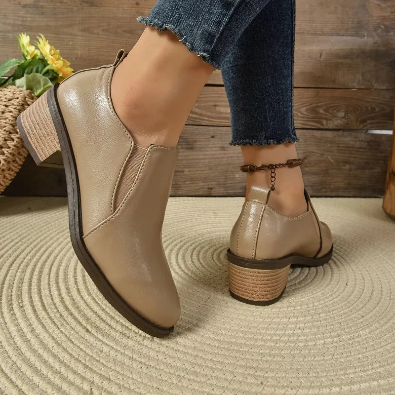 Honorine | Bottes Orthopédiques Mi-Mollet à Bout Pointu