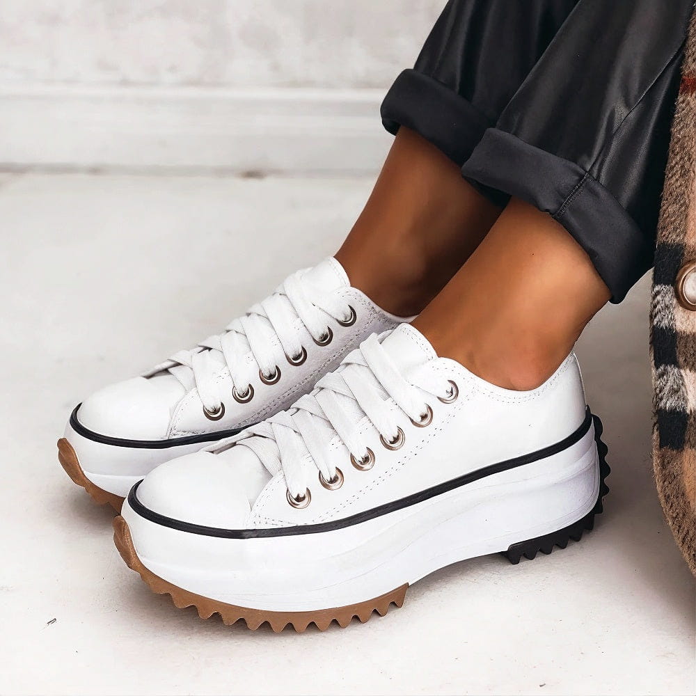 Danielle | Baskets en Toile à Lacets