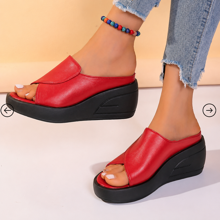 Céline | Sandales Compensées à Enfiler