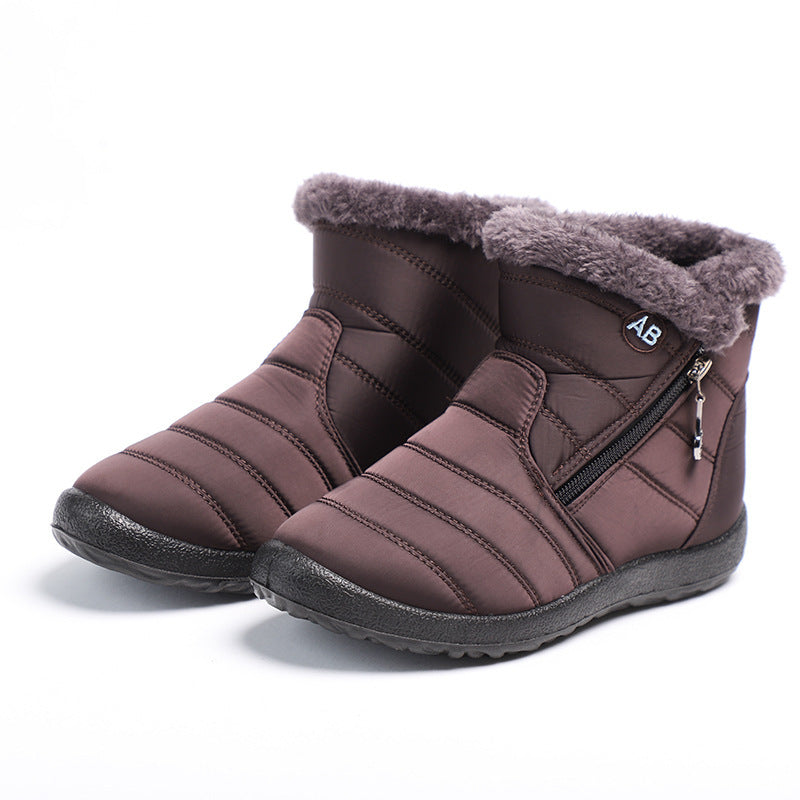 Solène | Bottines d'Hiver Fourrées Imperméables