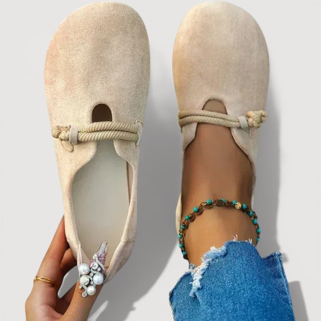 Séraphine | Mocassins Effet Suède à Semelle Souple