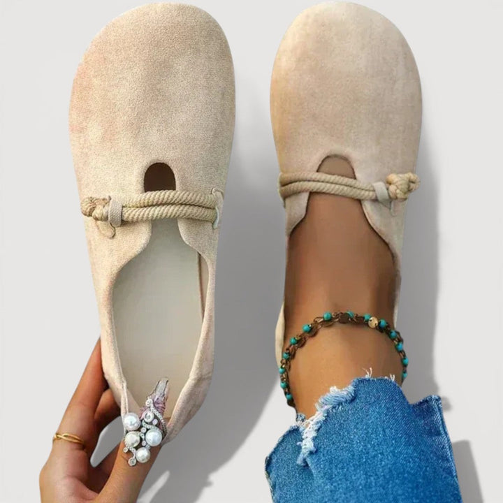 Séraphine | Mocassins Effet Suède à Semelle Souple