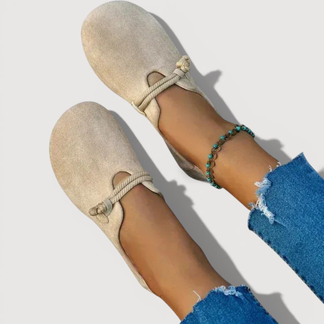 Séraphine | Mocassins Effet Suède à Semelle Souple