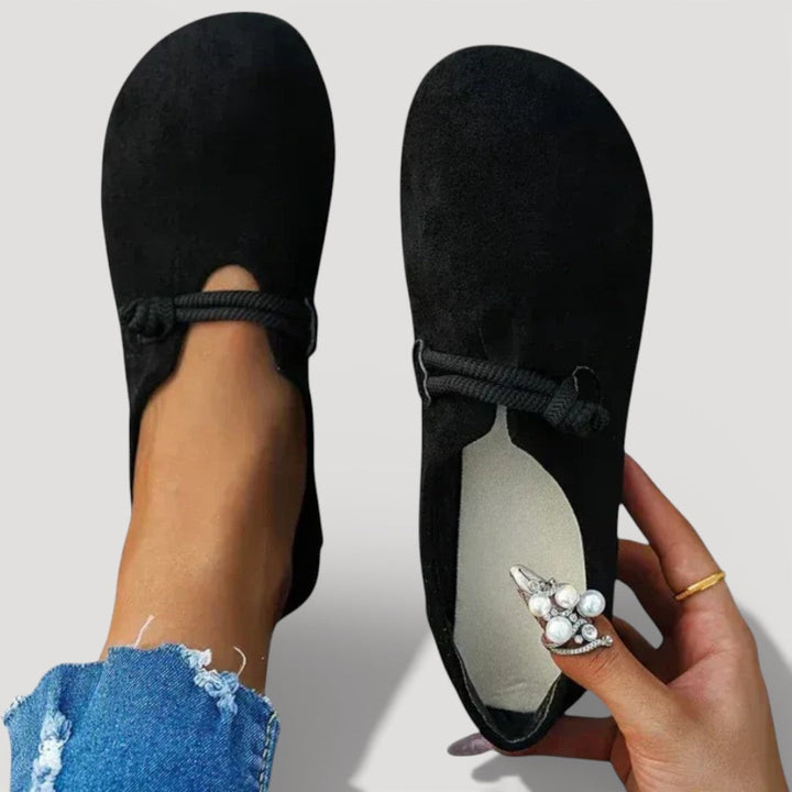 Séraphine | Mocassins Effet Suède à Semelle Souple