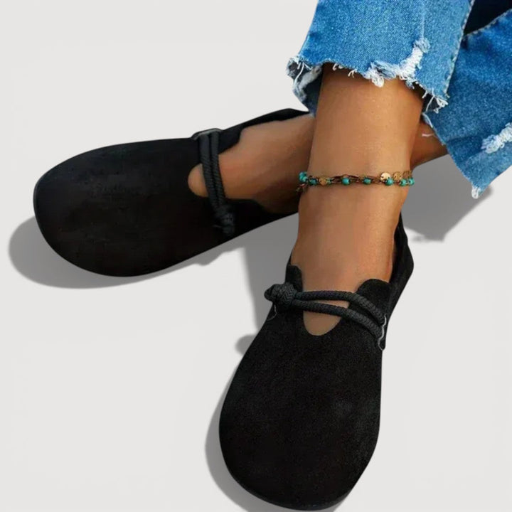 Séraphine | Mocassins Effet Suède à Semelle Souple