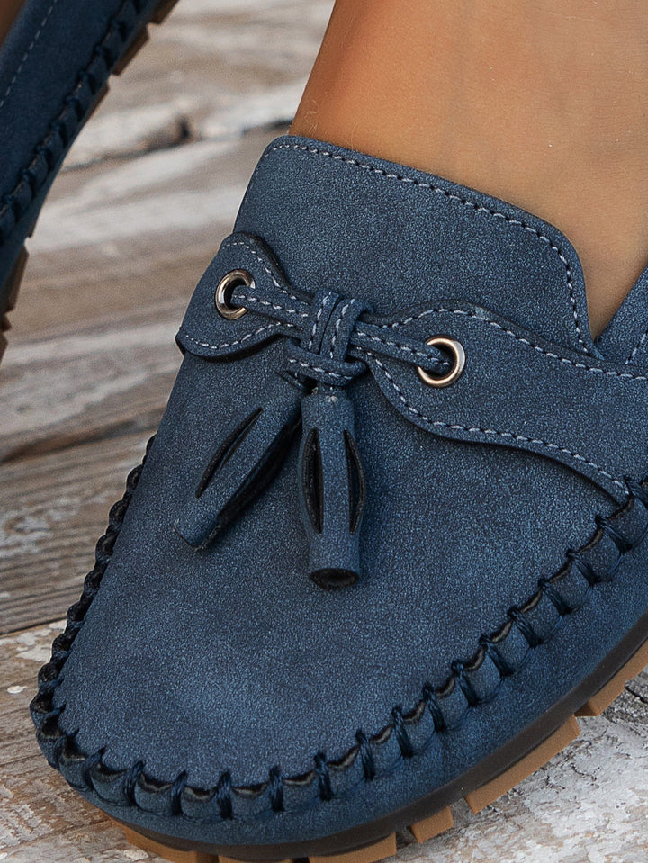 Margot | Mocassins en Suédine à Nœud